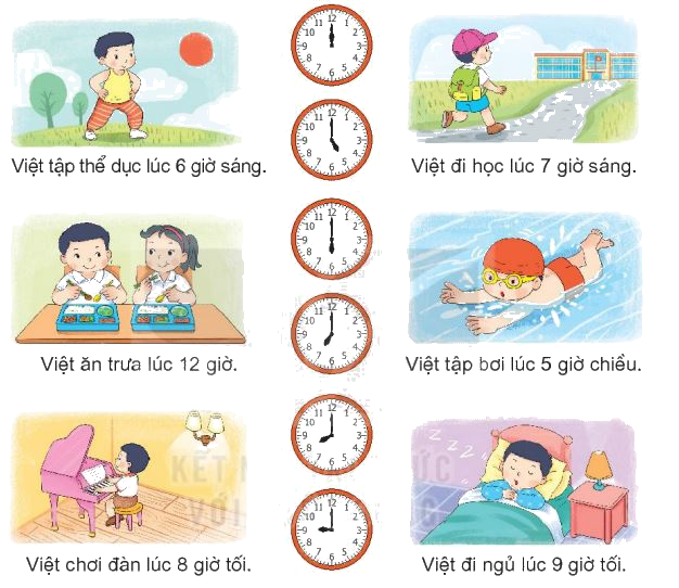 Toán lớp 1 trang 100 bài 40: Ôn tập hình học và đo lường - SGK Kết nối tri thức 10