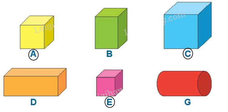 Toán lớp 1 trang 110 - Bài 19: Ôn tập hình học - SGK Kết nối tri thức 1 2