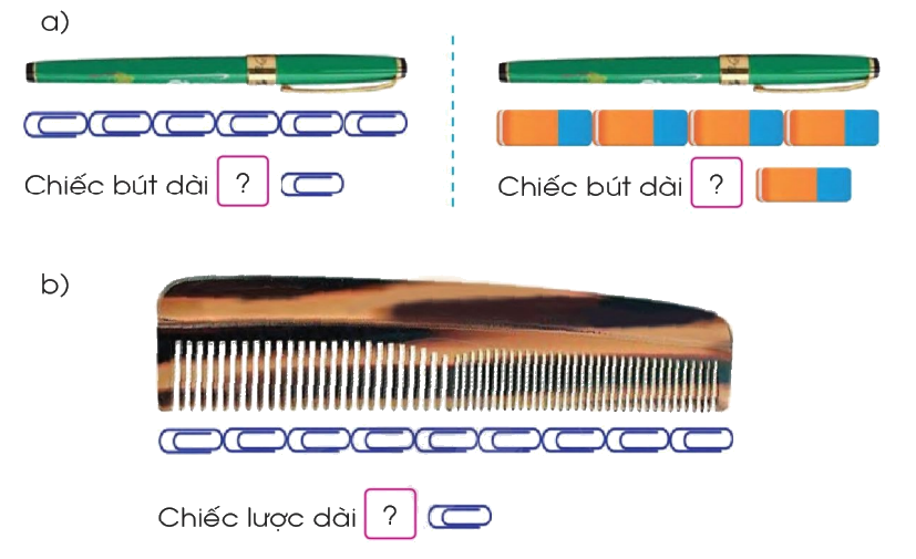 Toán lớp 1 trang 115 - Đo độ dài - SGK Cánh diều 2