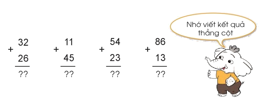 Toán lớp 1 trang 134 - Phép cộng dạng 25+14 - SGK Cánh diều 1