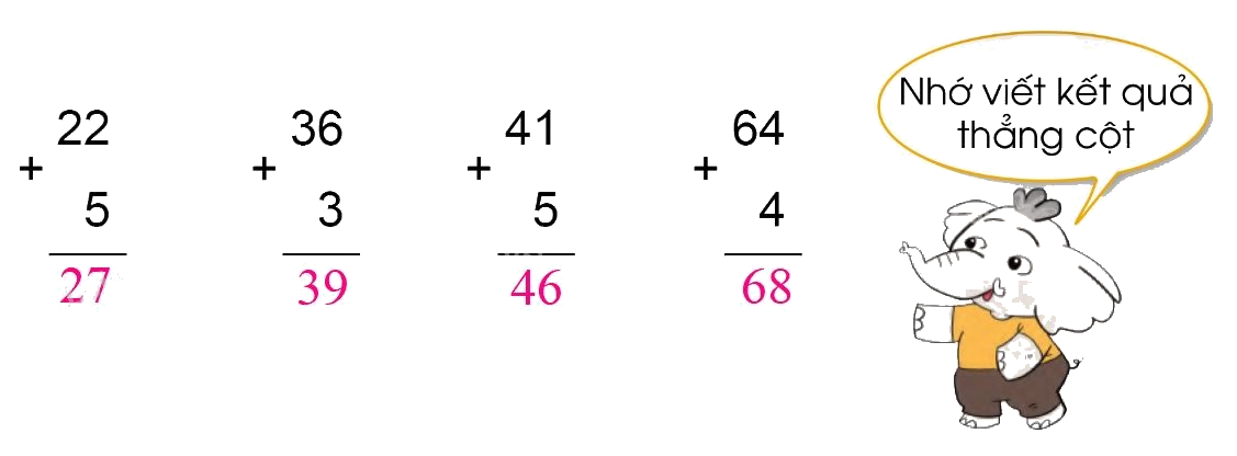 Toán lớp 1 trang 136 - Phép cộng dạng 25+4, 25+40 - SGK Cánh diều 0 2