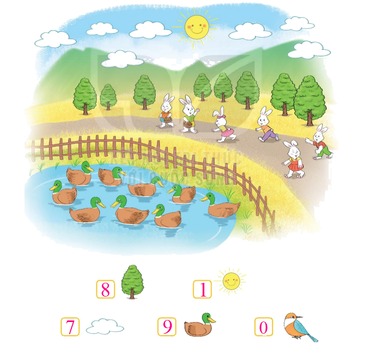 Toán lớp 1 trang 14 - Bài 2: Các số 6, 7, 8, 9, 10 - SGK Kết nối tri thức 6 2