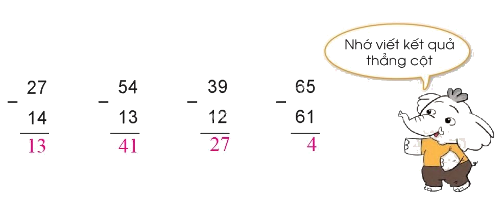 Toán lớp 1 trang 140 - Phép trừ dạng 39-15 - SGK Cánh diều 0 2