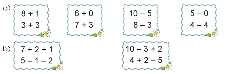 Toán lớp 1 trang 160 - Ôn tập phép cộng, phép trừ trong phạm vi 10 - SGK Cánh diều 1
