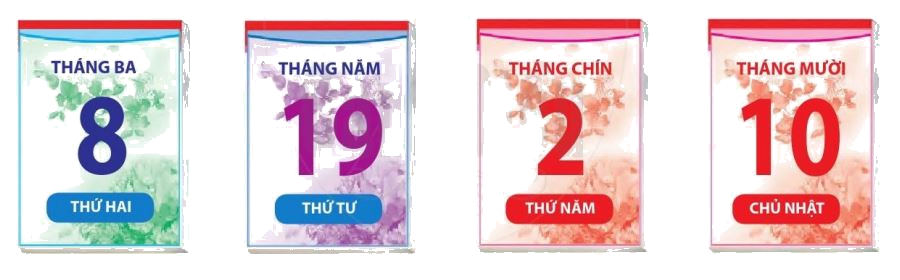 Toán lớp 1 trang 166 - Ôn tập về thời gian - SGK Cánh diều 7