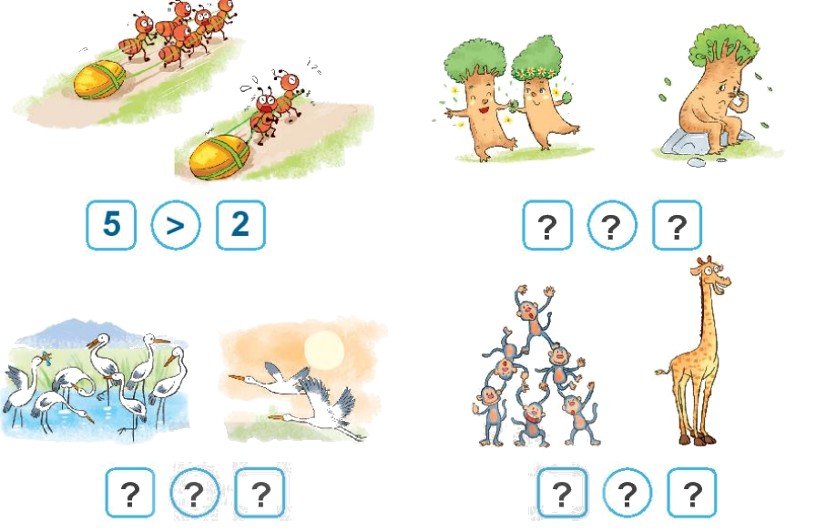 Toán lớp 1 trang 26 - Bài 4: So sánh số - SGK Kết nối tri thức 2 1