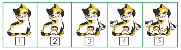 Toán lớp 1 trang 26 - Các số 4, 5 - SGK Chân trời sáng tạo 2