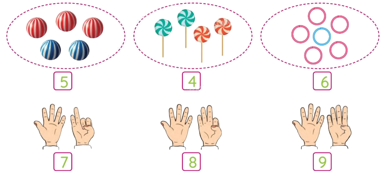 Toán lớp 1 trang 27 - Em ôn lại những gì đã học - SGK Cánh diều 4