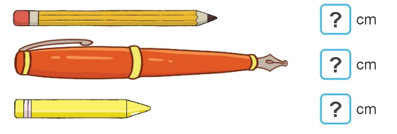 Toán lớp 1 trang 32 - Bài 26: Đơn vị đo độ dài - SGK Kết nối tri thức 1 1