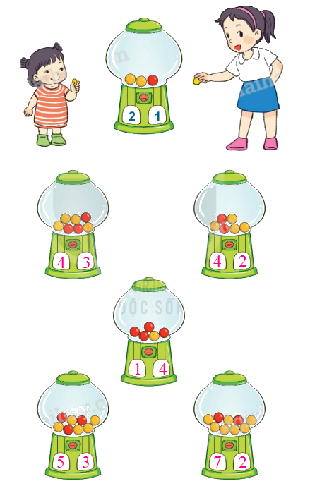 Toán lớp 1 trang 32 - Bài 5: Mấy và mấy - SGK Kết nối tri thức 14