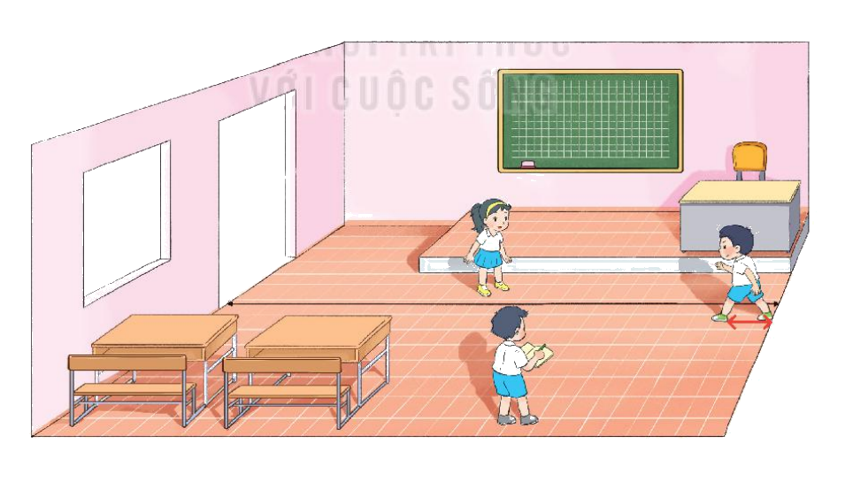 Toán lớp 1 trang 36 - Bài 27: Thực hành ước lượng và đo độ dài - SGK Kết nối tri thức 2