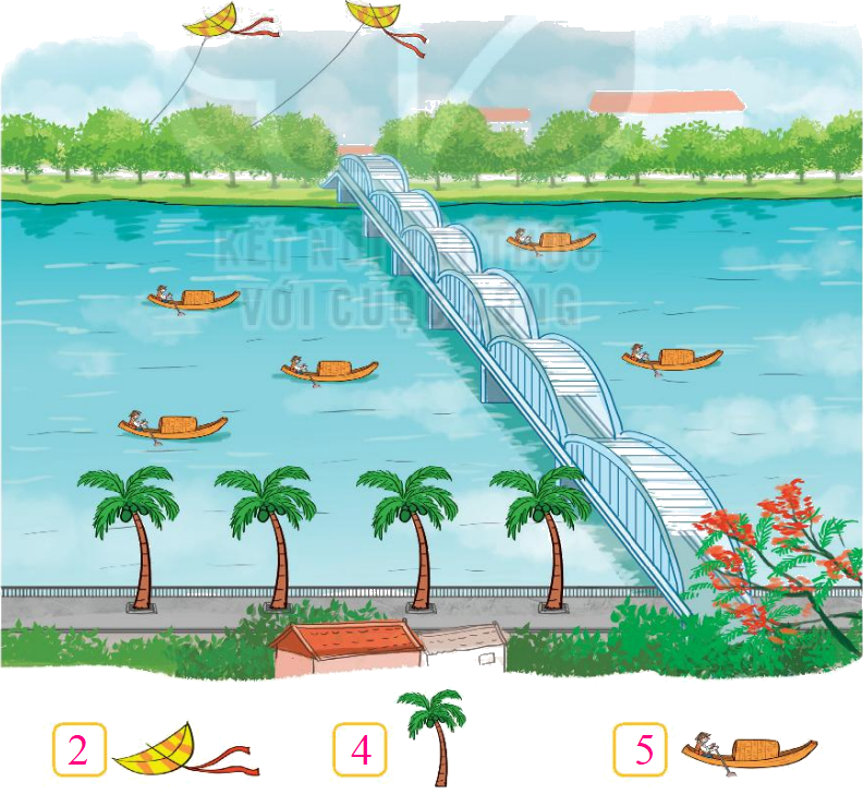 Toán lớp 1 trang 38 - Bài 6: Luyện tập chung - SGK Kết nối tri thức 3 2