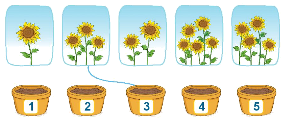 Toán lớp 1 trang 38 - Bài 6: Luyện tập chung - SGK Kết nối tri thức 4