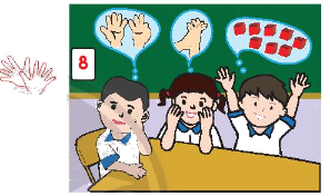 Toán lớp 1 trang 42 - Số 8 - SGK Chân trời sáng tạo 1 1