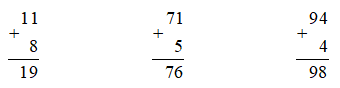 Toán lớp 1 trang 44 - Bài 29: Phép cộng có hai chữ số với số có một chữ số - SGK Kết nối tri thức 4