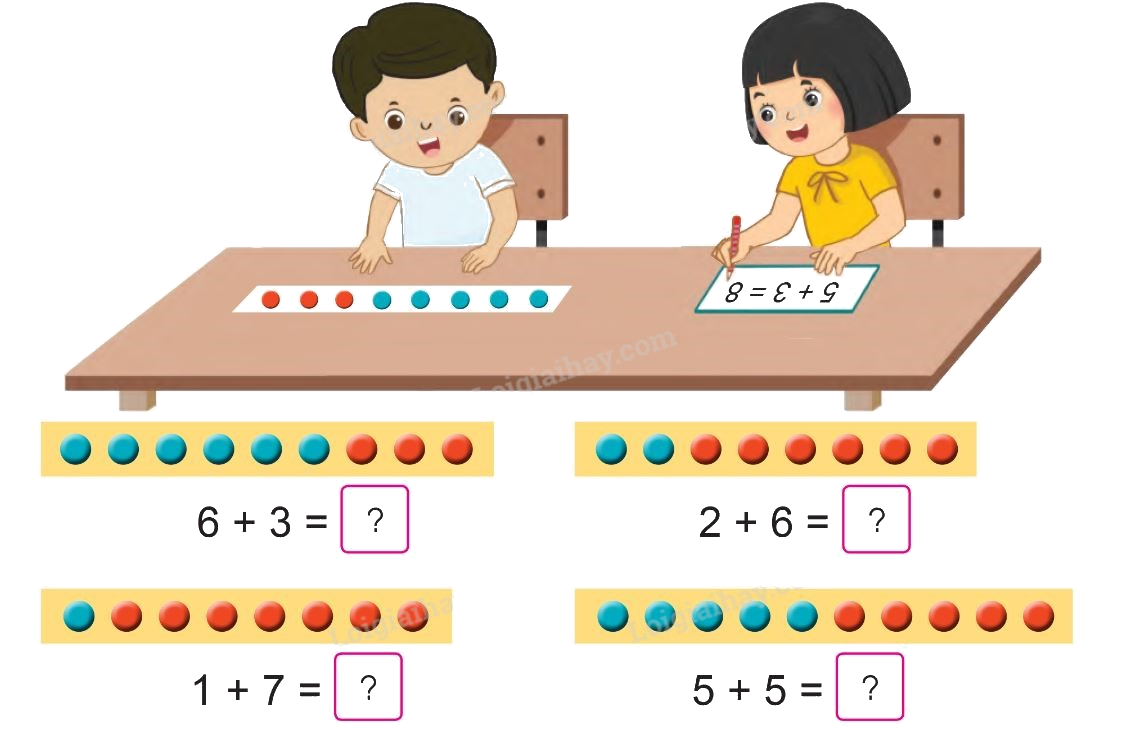 Toán lớp 1 trang 46 - Luyện tập - SGK Cánh diều 0 2