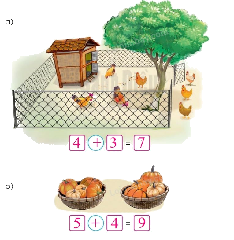 Toán lớp 1 trang 46 - Luyện tập - SGK Cánh diều 8