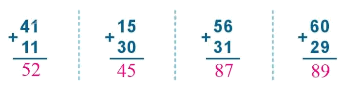 Toán lớp 1 trang 48 - Bài 30: Phép cộng có hai chữ số với số có hai chữ số - SGK Kết nối tri thức 2