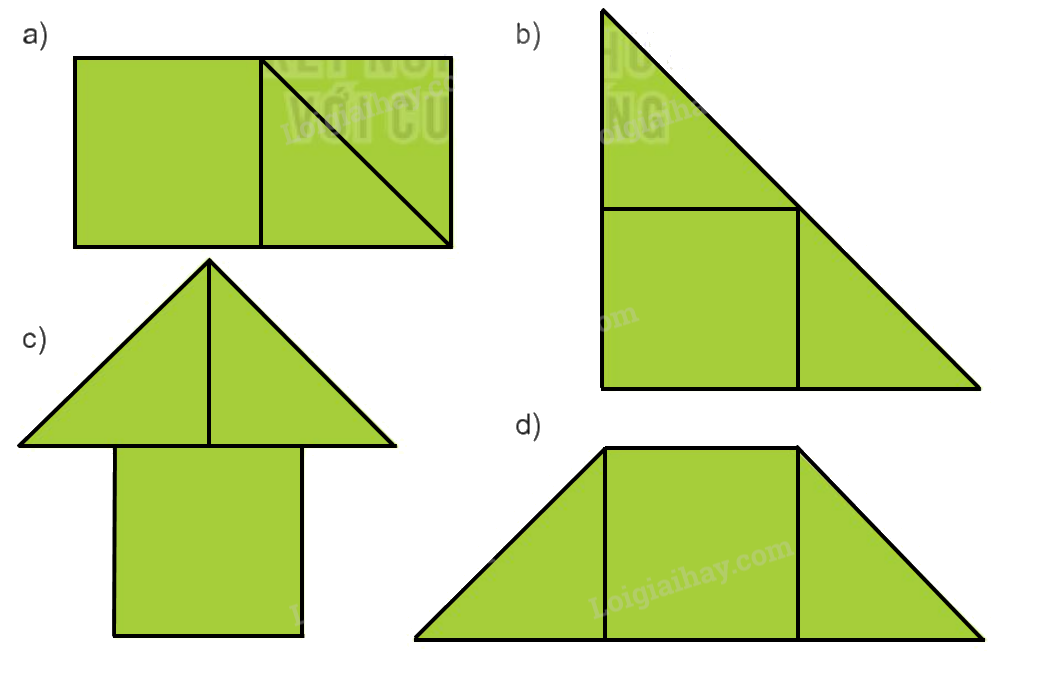 Toán lớp 1 trang 50 - Bài 8: Thực hành lắp ghép, xếp hình - SGK Kết nối tri thức 0 3
