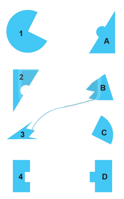 Toán lớp 1 trang 50 - Bài 8: Thực hành lắp ghép, xếp hình - SGK Kết nối tri thức 7
