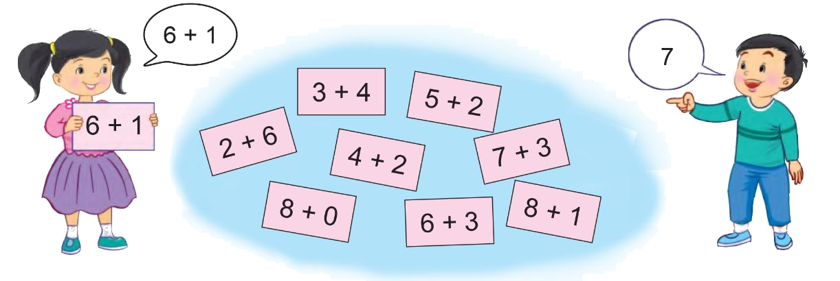 Toán lớp 1 trang 50 - Luyện tập - SGK Cánh diều 0 1