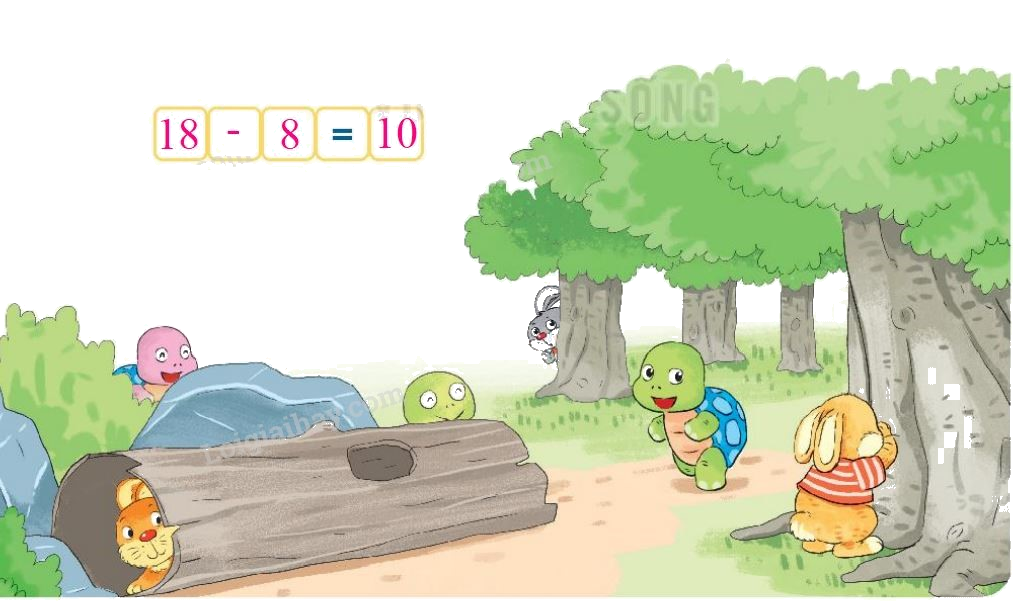 Toán lớp 1 trang 52 - Bài 31: Phép trừ số có hai chữ số cho số có một chữ số - SGK Kết nối tri thức 15