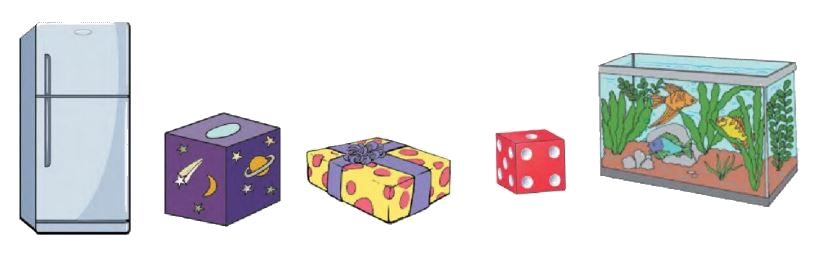 Toán lớp 1 trang 52 - Khối hộp chữ nhật, khối lập phương - SGK Cánh diều 0 1