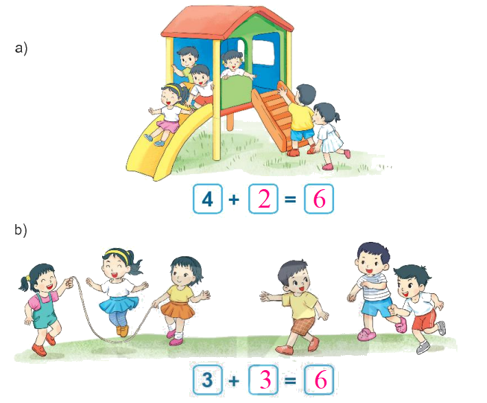 Toán lớp 1 trang 56 - Bài 10: Phép cộng trong phạm vi 10 - SGK Kết nối tri thức 18