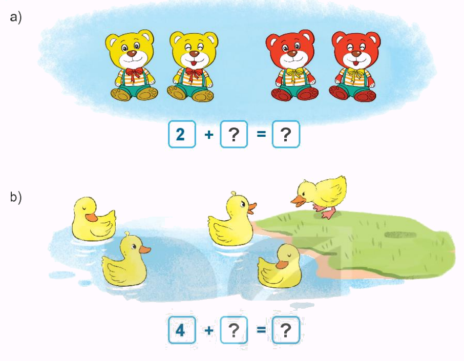 Toán lớp 1 trang 56 - Bài 10: Phép cộng trong phạm vi 10 - SGK Kết nối tri thức 3