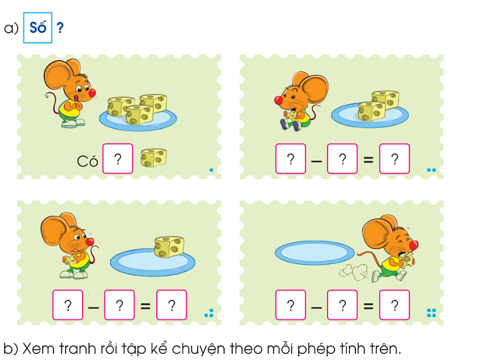 Toán lớp 1 trang 57 - Phép trừ trong phạm vi 6 - SGK Kết nối tri thức 5