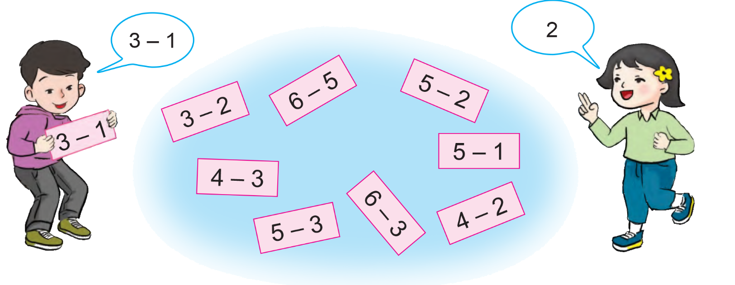 Toán lớp 1 trang 62 - Luyện tập - SGK Cánh diều 0 1