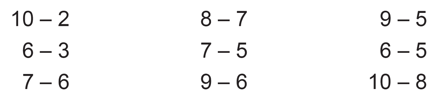 Toán lớp 1 trang 64 - Phép trừ trong phạm vi 10 - SGK Cánh diều 1 1