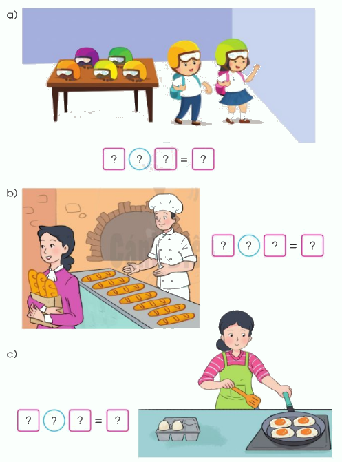 Toán lớp 1 trang 66 - Luyện tập - SGK Cánh diều 3 1