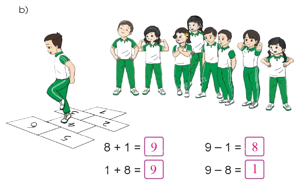 Toán lớp 1 trang 70 - Luyện tập - SGK Cánh diều 3 4