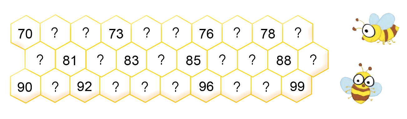 Toán lớp 1 trang 71 - Các số có hai chữ số (Từ 71 đến 99) - SGK Cánh diều 1