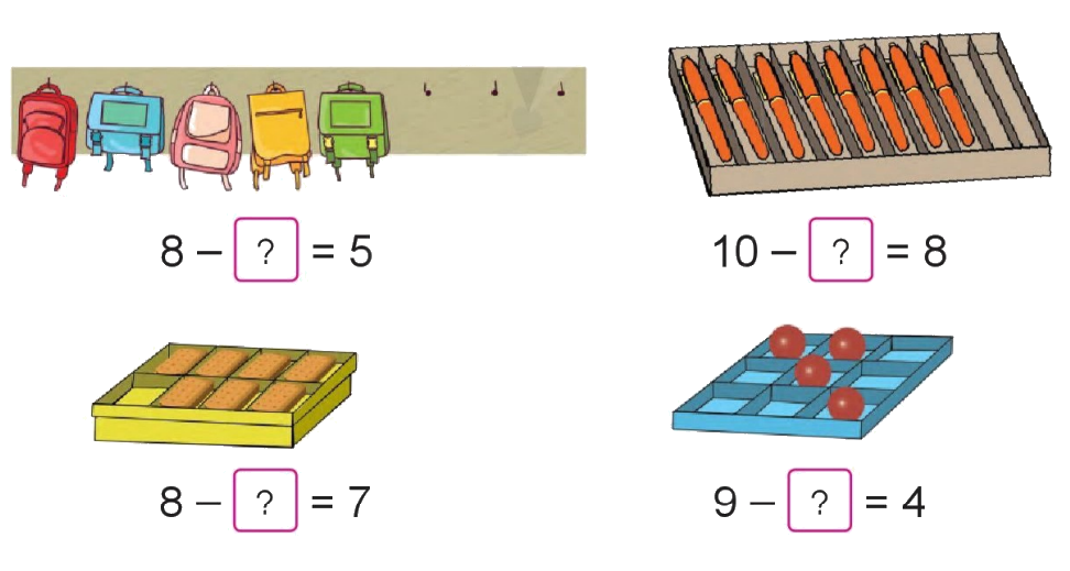 Toán lớp 1 trang 72 - Luyện tập- SGK Cánh diều 1 1