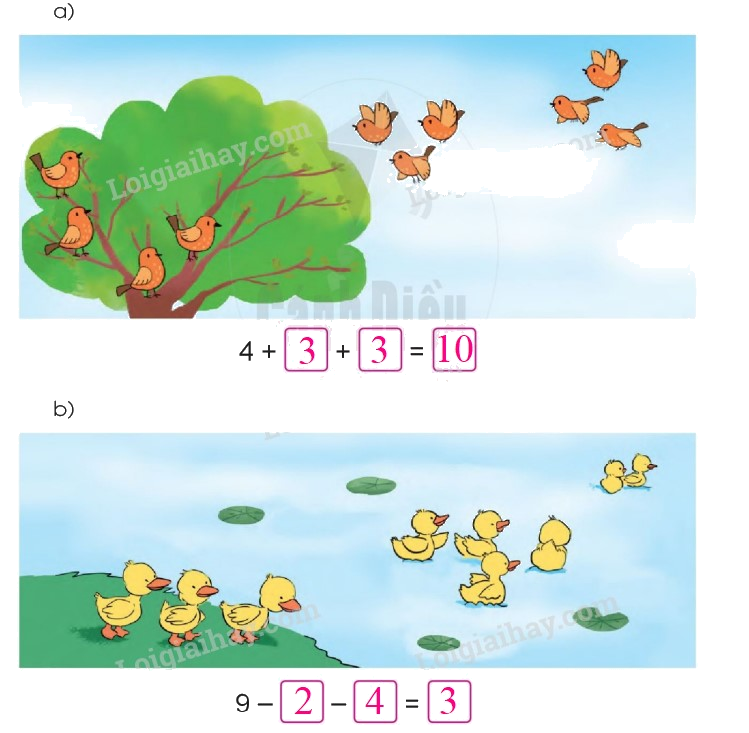 Toán lớp 1 trang 74 - Luyện tập - SGK Cánh diều 3 2