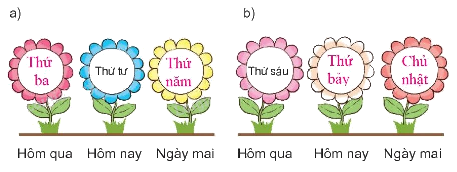 Toán lớp 1 trang 77 bài 35: Ngày trong tuần - SGK Kết nối tri thức 2 2