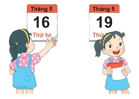 Toán lớp 1 trang 80 bài 36: Thực hành xem lịch và giờ - SGK Kết nối tri thức 2 1