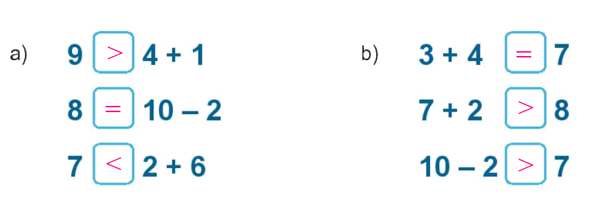 Toán lớp 1 trang 86 - Bài 13: Luyện tập chung - SGK Kết nối tri thức 9 2