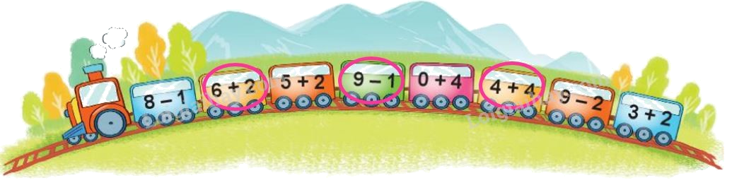 Toán lớp 1 trang 88 bài 38: Ôn tập các số và phép tính trong phạm vi 10 - SGK Kết nối tri thức 8