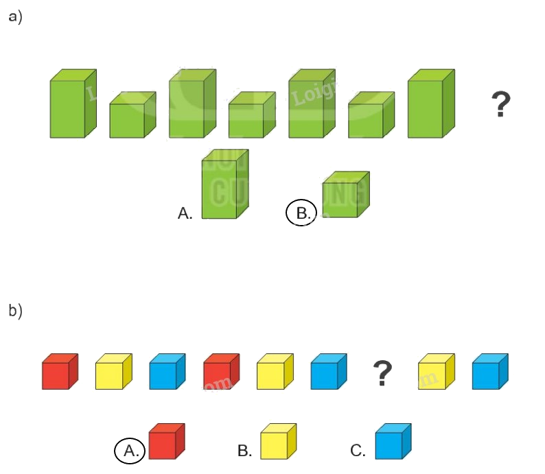 Toán lớp 1 trang 92 - Bài 14. Khối lập phương, khối hộp chữ nhật - SGK Kết nối tri thức 6 2