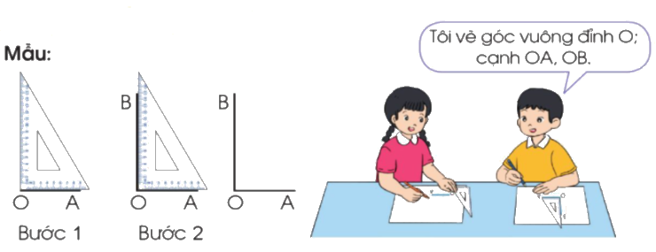 Toán lớp 3 trang 101 - Góc vuông, góc không vuông - SGK Cánh diều 7