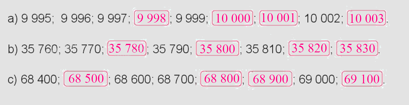 Toán lớp 3 trang 112 - Ôn tập các số trong phạm vi 10 000, 100 000 SGK Kết nối tri thức 1 2