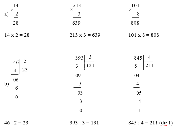 Toán lớp 3 trang 113 - Em ôn lại những gì đã học - SGK Cánh diều 2