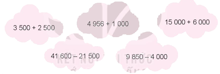 Toán lớp 3 trang 115 - Ôn tập phép cộng, phép trừ trong phạm vi 100 000 - SGK Kết nối tri thức 1 1