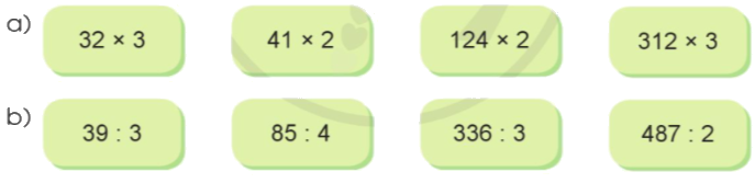 Toán lớp 3 trang 117 - Ôn tập về phép nhân, phép chia trong phạm vi 1 000 - SGK Cánh diều 11