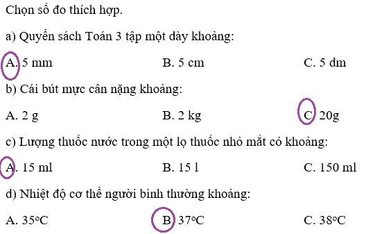 Toán lớp 3 trang 118 - Ôn tập hình học và đo lường - SGK Kết nối tri thức 9