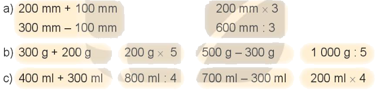 Toán lớp 3 trang 121 - Ôn tập hình học vào đo lường - SGK Kết nối tri thức 8