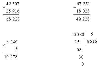 Toán lớp 3 trang 125 - Ôn tập chung 2 2